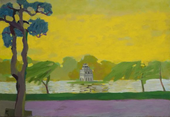 Afternoon at Hoan Kiem lake - Đặng Xuân Hòa