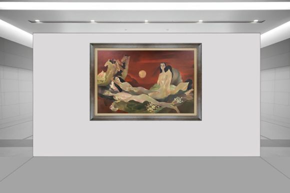 Hoàng hôn trên biển - Hồ Hữu Thủ