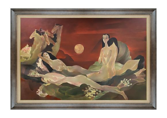 Hoàng hôn trên biển - Hồ Hữu Thủ