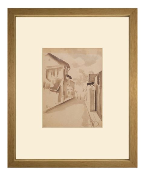 Quick sketch of Hanoi street - Le Van Xuong
