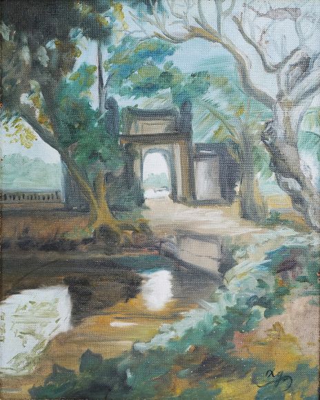 Village gate - Lê Văn Xương