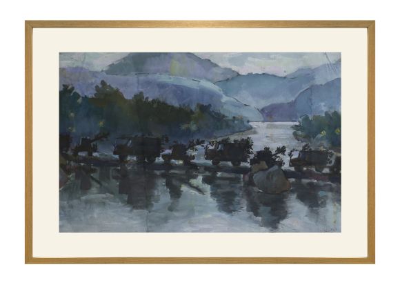 Cảnh đường ra trận - Nguyễn Sĩ Thiết