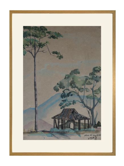 Phong cảnh chùa Vũ Lăng - Bắc Sơn - Nguyễn Sĩ Thiết