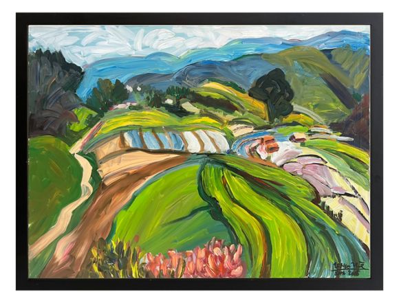 Xuan Chai rice field scenery - Tô Ngọc Thành