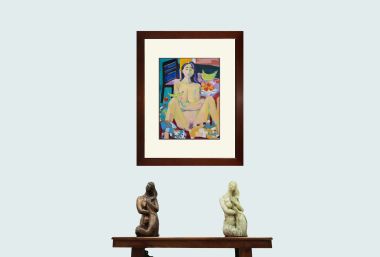 Khỏa thân với hoa loa kèn - Đoàn Hồng