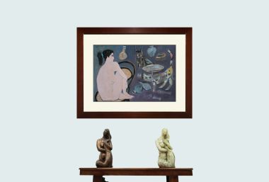 Khỏa thân với hoa loa kèn - Đoàn Hồng