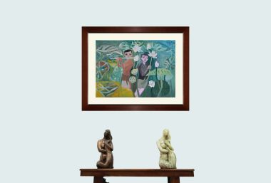 Khỏa thân với hoa loa kèn - Đoàn Hồng