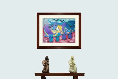 Khỏa thân với hoa loa kèn - Đoàn Hồng