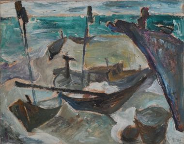 Boat and sea - Hứa Thanh Bình