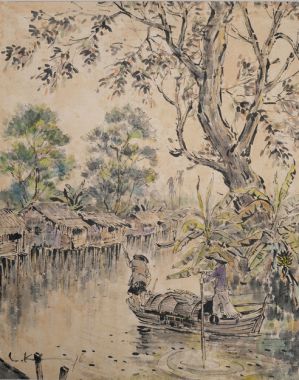 Phong cảnh quê - Lâm Kim (Đã bán)