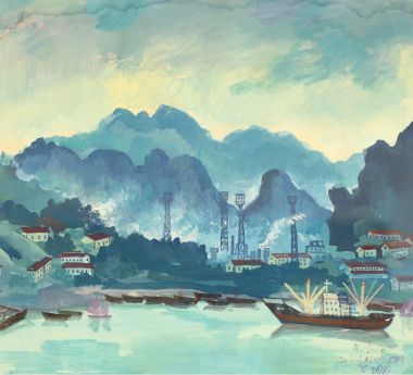 Ha Long landscape - Nguyễn Sĩ Thiết 