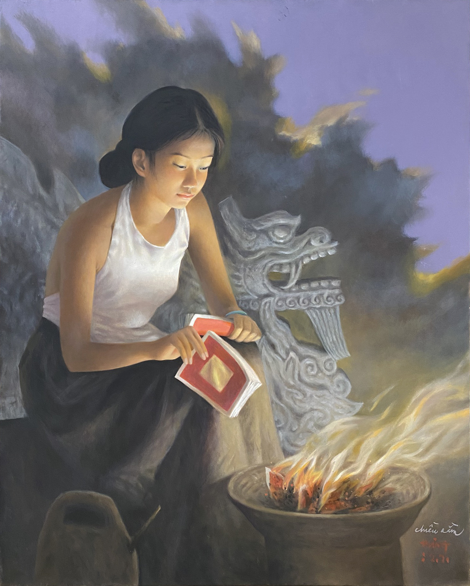 Chiều rằm - Nghiêm Xuân Hưng