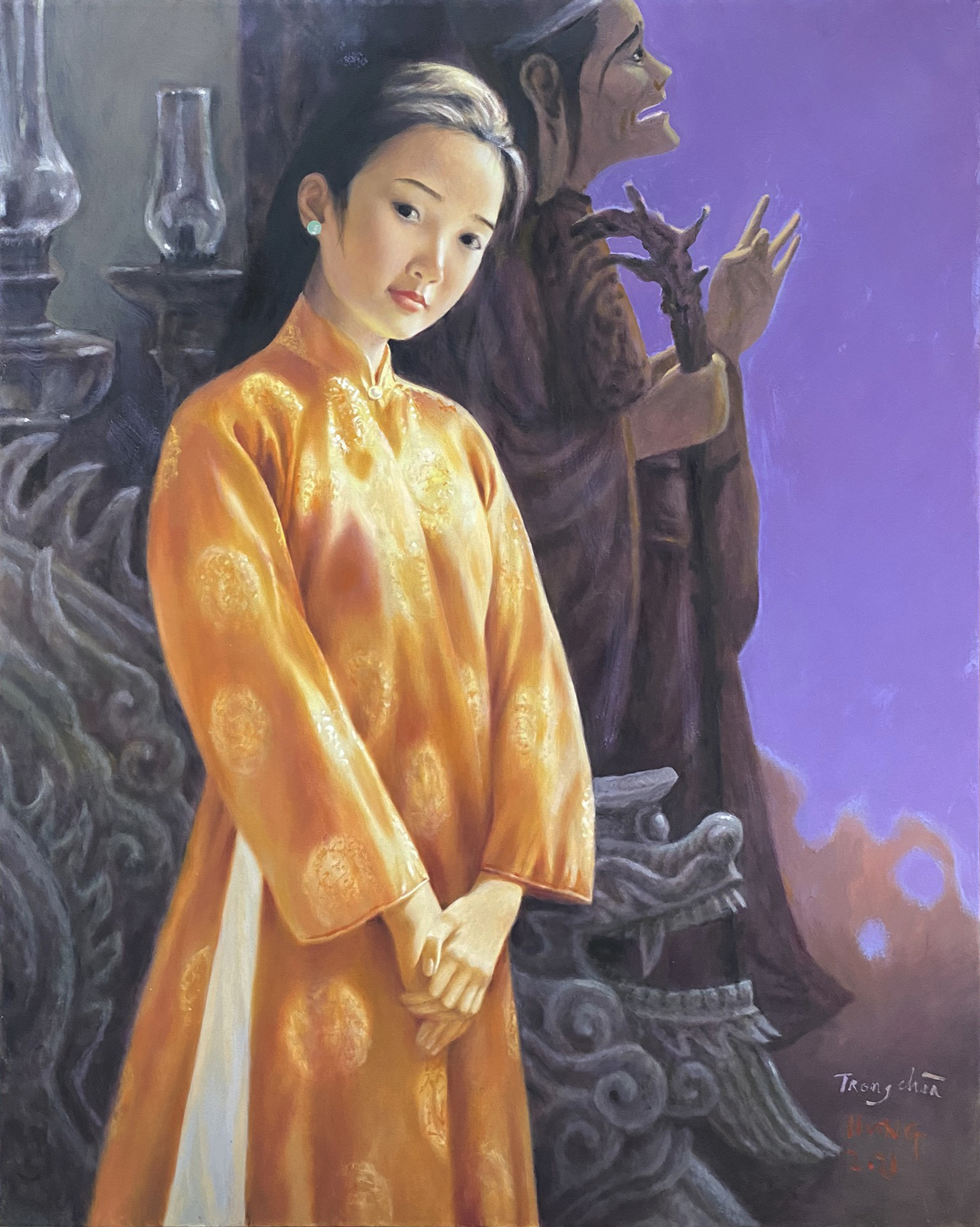 Trong chùa - Nghiêm Xuân Hưng