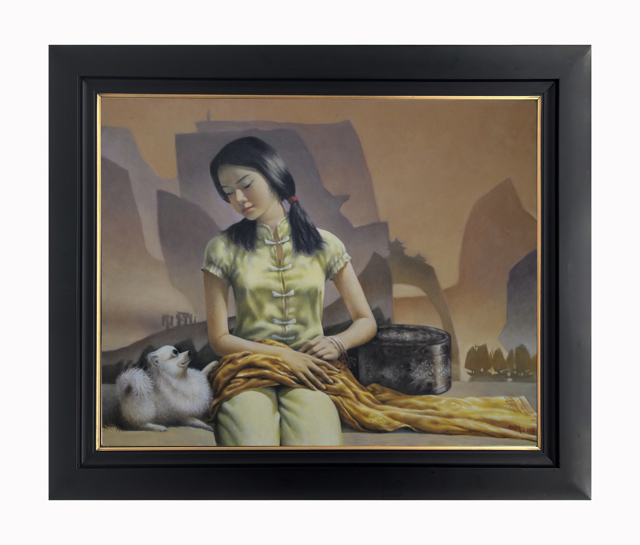 Chân dung bé gái - Bùi Văn Tuất