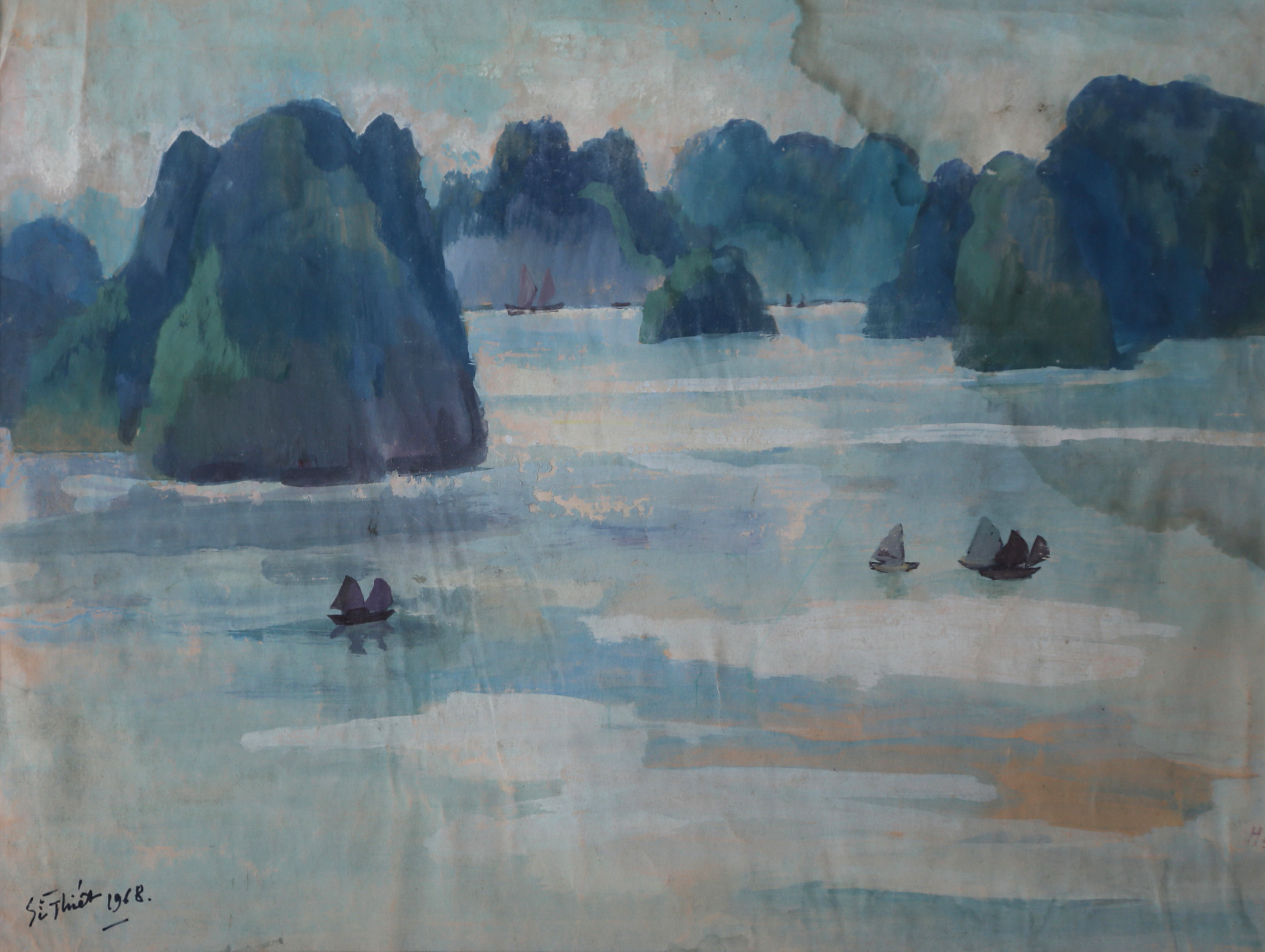 Ha Long landscape - Nguyễn Sĩ Thiết 
