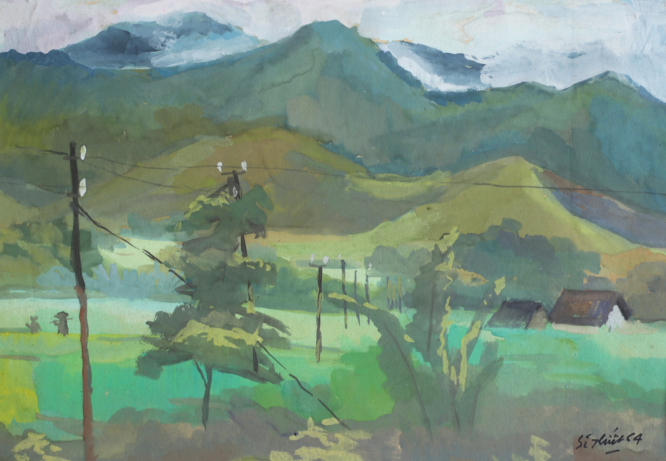 Lang Son landscape - Nguyễn Sĩ Thiết 