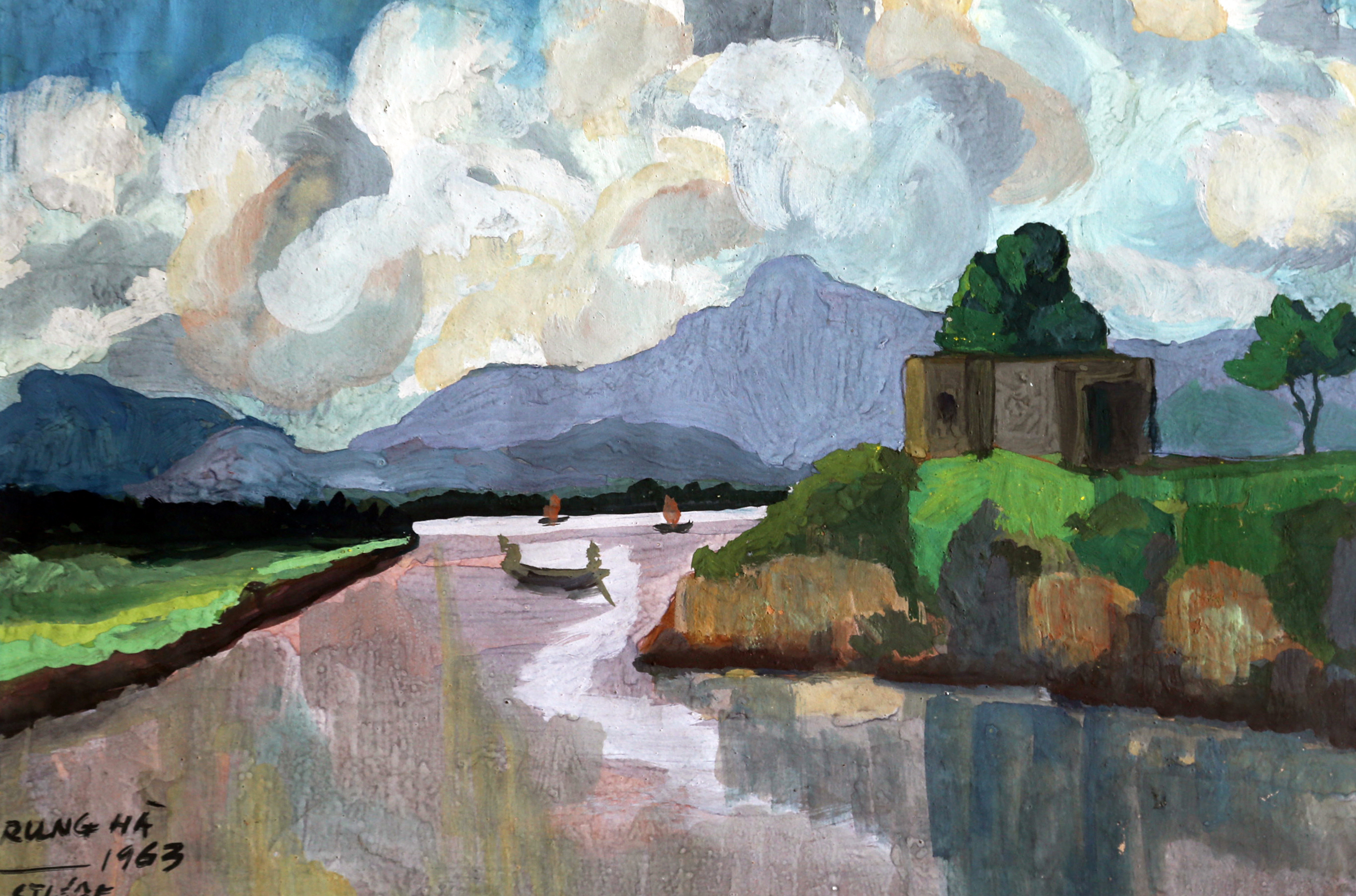 Trung Ha landscape - Nguyễn Sĩ Thiết 