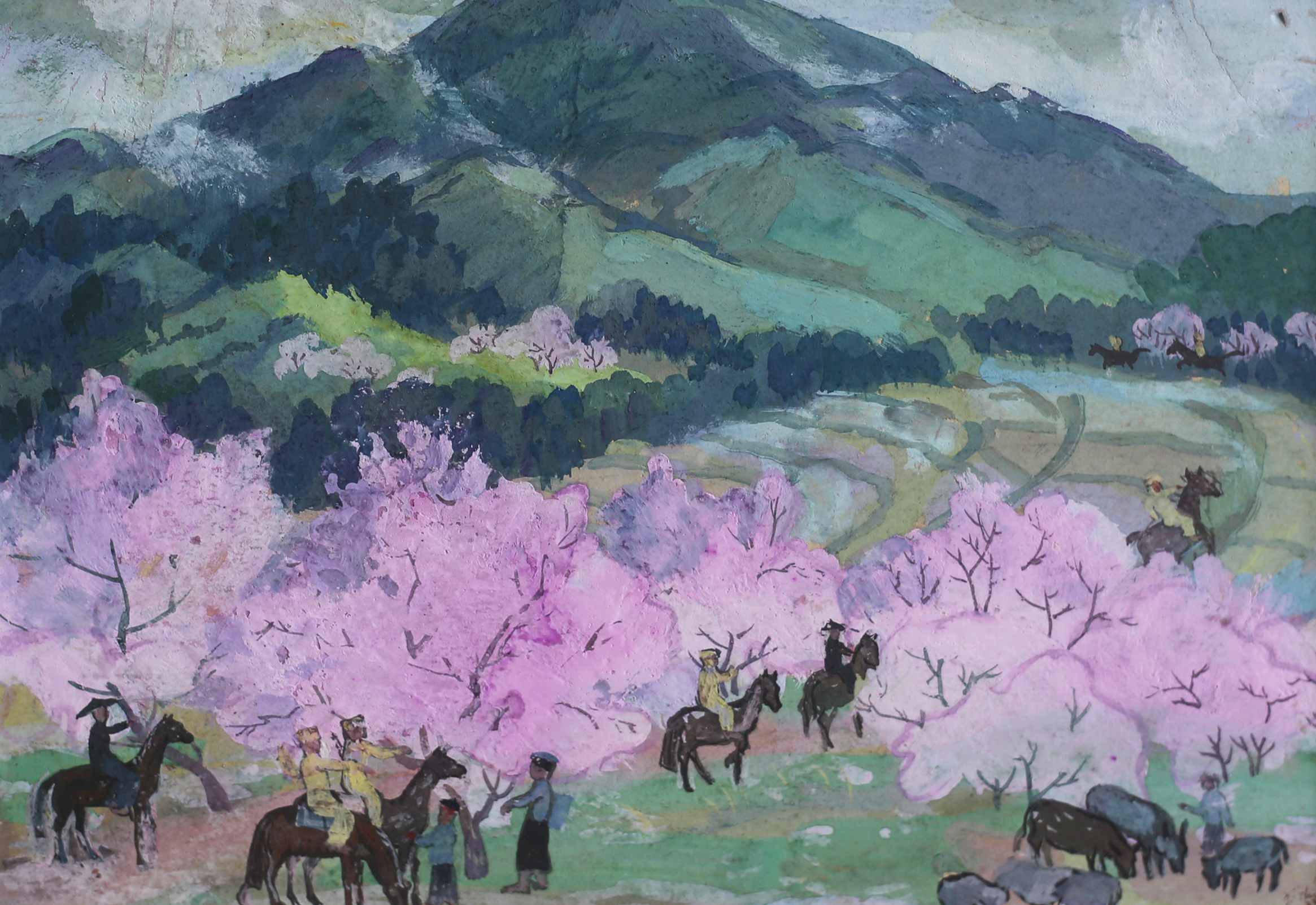 Spring on Mau Son Mountain - Nguyễn Sĩ Thiết 