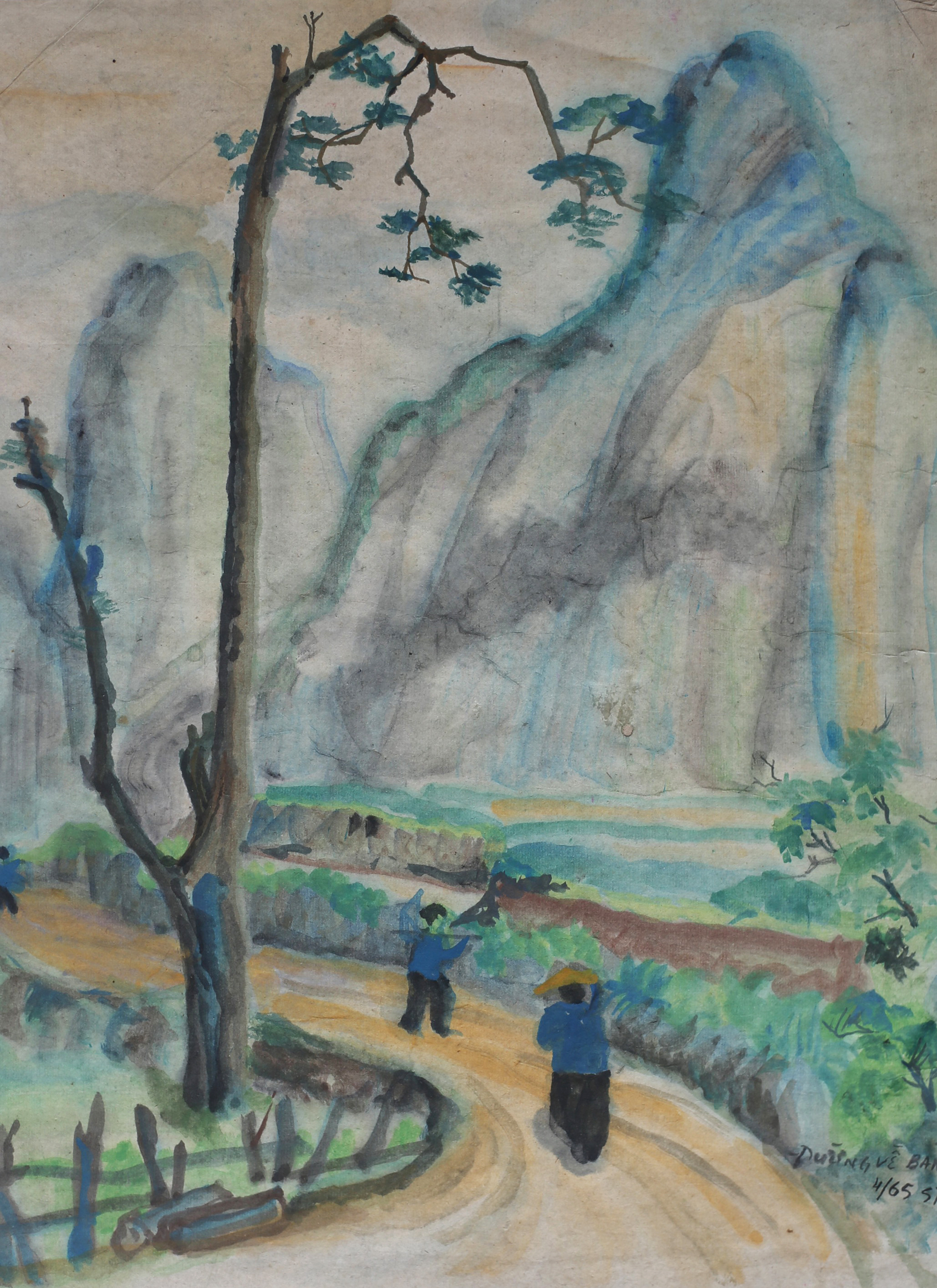 Scenery on the way back to the village - Nguyễn Sĩ Thiết 