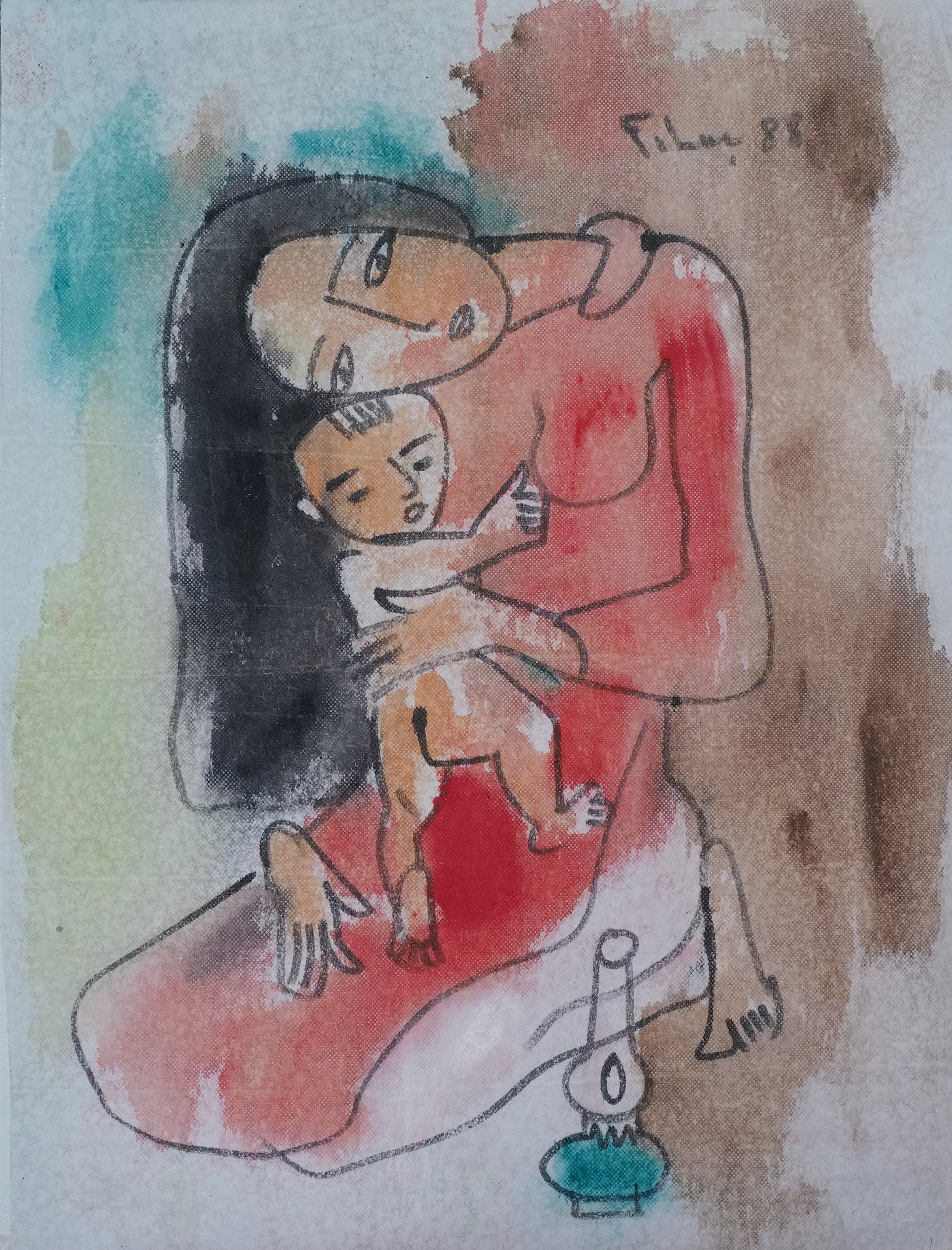Cradling baby - Phạm Lực (Sold)